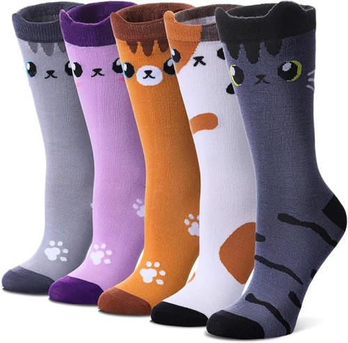 SDBING Womens Cat Socks Cute Gifts