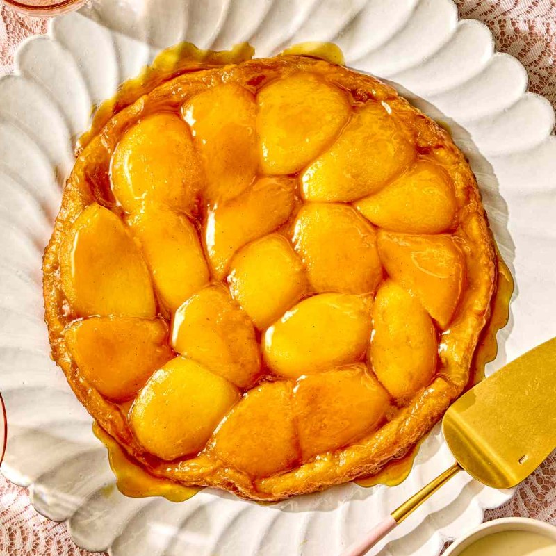 Peach Tarte Tatin